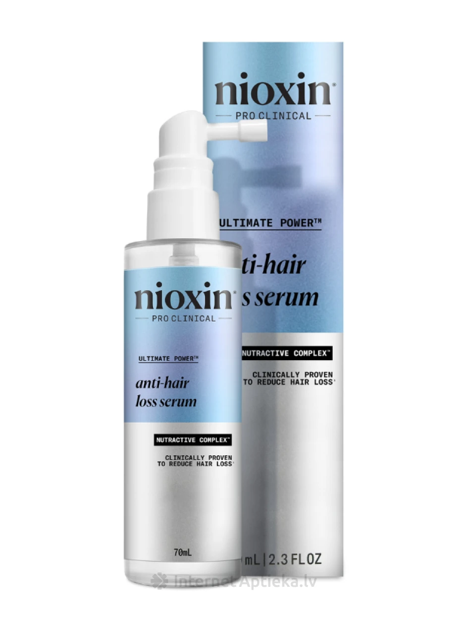 Nioxin serumas nuo plaukų slinkimo, skirtas plaukų slinkimui, 70 ml | internetaptieka.lv