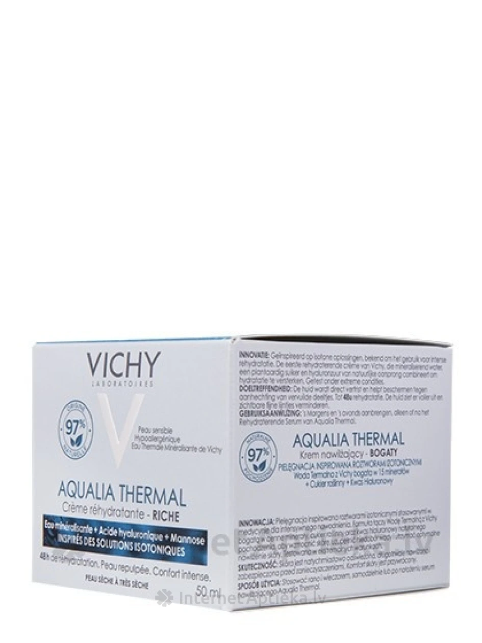 Vichy Aqualia Thermal Rich увлажняющий крем для очень сухой кожи, 50 мл | internetaptieka.lv