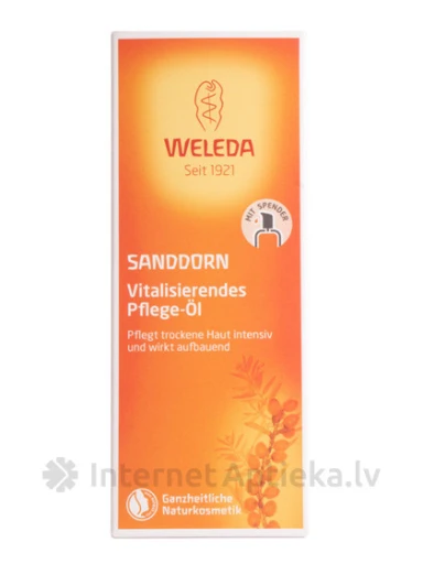 Weleda Облепиховое масло с диспенсером, 100 мл | internetaptieka.lv