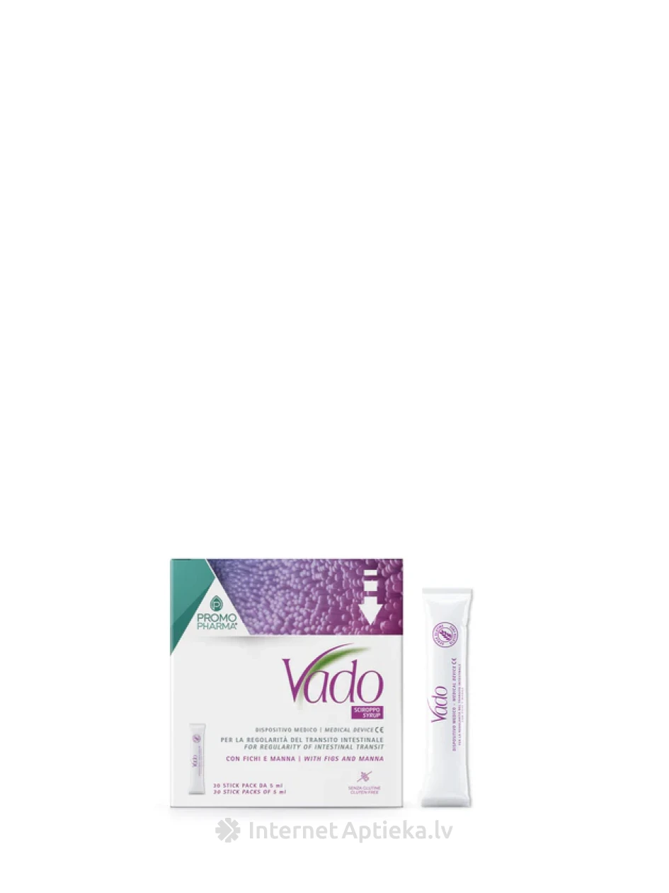 PROMOPHARMA VADO пакетики с сиропом, 30*5 мл | internetaptieka.lv
