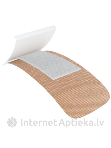 Medrull Baktericīdais plāksteris Natural Care auduma, 10 gb. | internetaptieka.lv