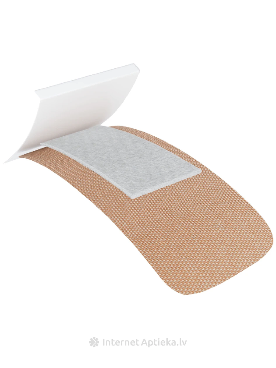 Medrull Baktericīdais plāksteris Natural Care auduma, 10 gb. | internetaptieka.lv