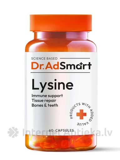 Dr. AD Smart Lysine капсулы, 60 шт. | internetaptieka.lv