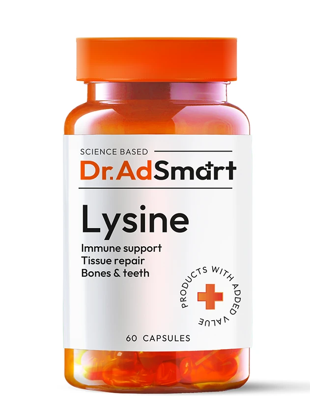 Dr.AD Smart Lysine kapsulas, 60 gab.