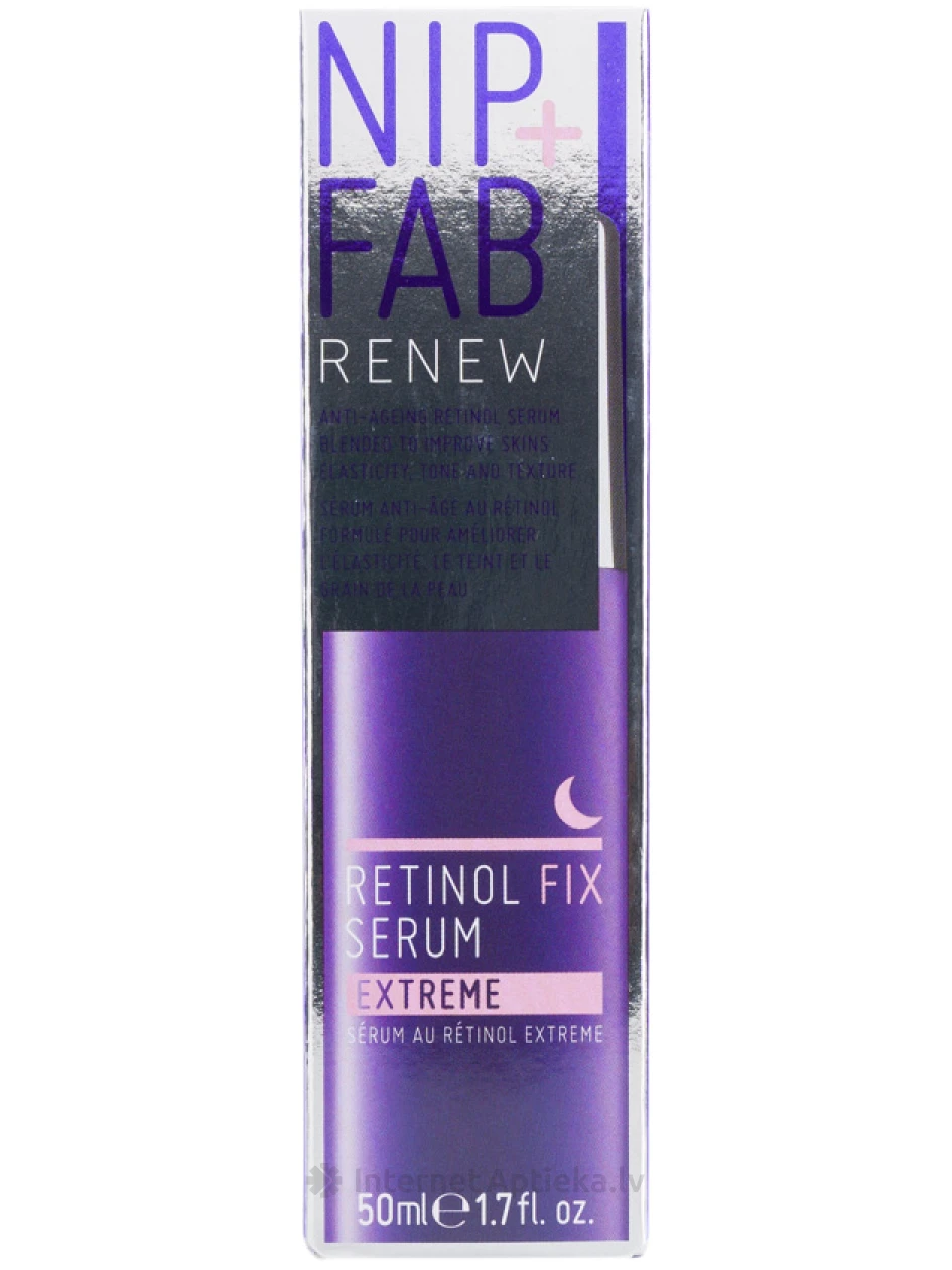 NIP+FAB Retinol Fix serums sejai, 50 ml | internetaptieka.lv