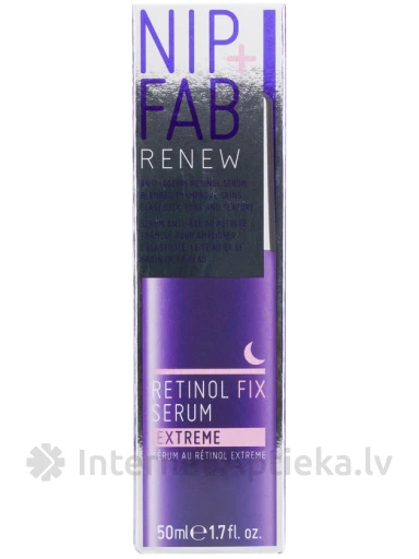 NIP+FAB Retinol Fix serums sejai, 50 ml | internetaptieka.lv
