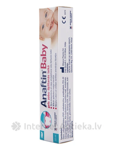 Anaftin Baby geel lastele hammaste tuleku ajal, 10 ml | internetaptieka.lv