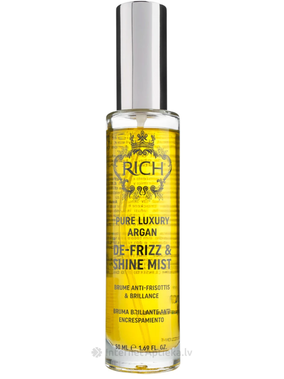 RICH Pure Luxury Спрей для волос для блеска и против пушистости, 50 мл | internetaptieka.lv