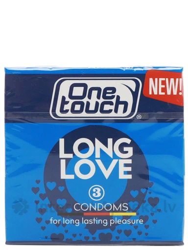 One Touch Long love Prezervatīvi, 3 gb. | internetaptieka.lv