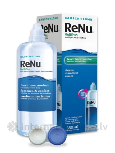 Renu MultiPlus lahendus kontaktläätsedele, 360 ml | internetaptieka.lv