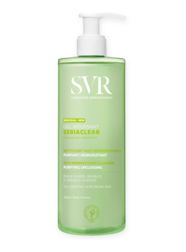 SVR SEBIACLEAR GEL MOUSSANT mazgāšanas želeja