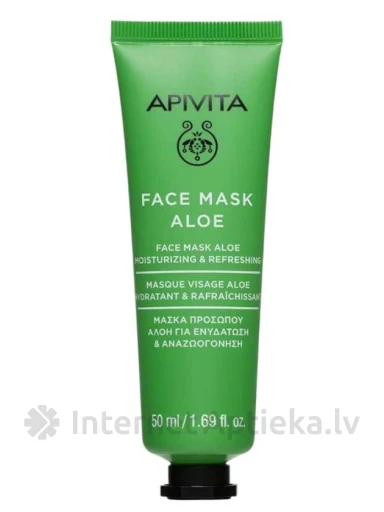 APIVITA Aloe Vera Veido kaukė, 50 ml | internetaptieka.lv