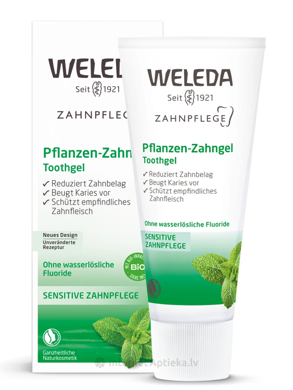 Weleda Atsvaidzinošais ārstniecības augu zobu gels, 75 ml | internetaptieka.lv