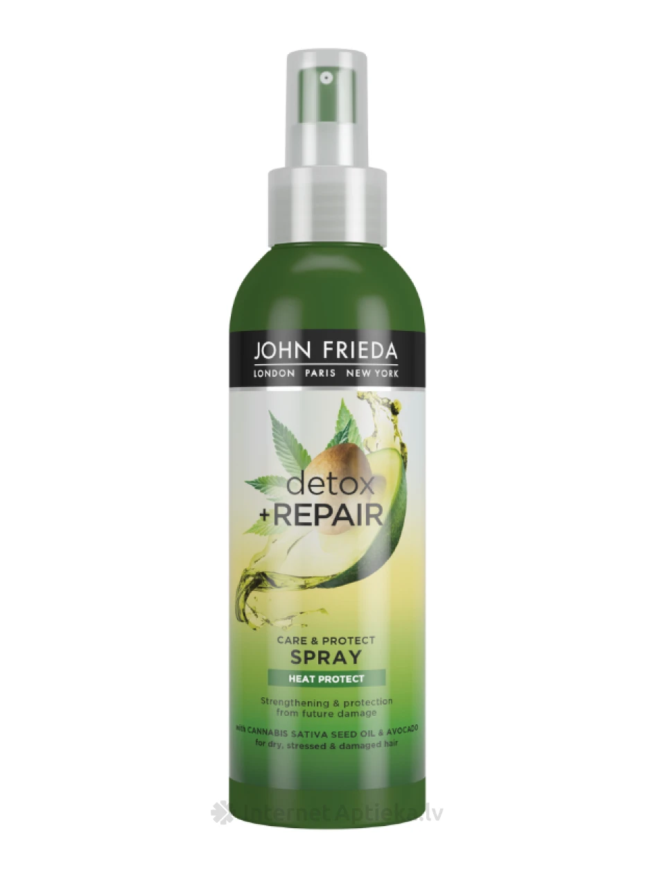 JOHN FRIEDA Detox & Repair Care & Protect sprejs, 200 ml | internetaptieka.lv