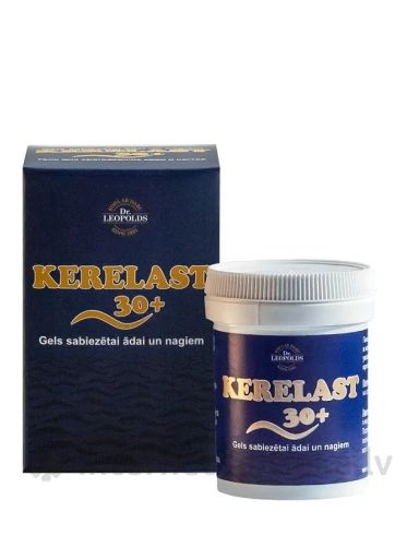 Dr.Leopolds Kerelast 30+, gels sabiezētai ādai, nagiem, 40 g | internetaptieka.lv