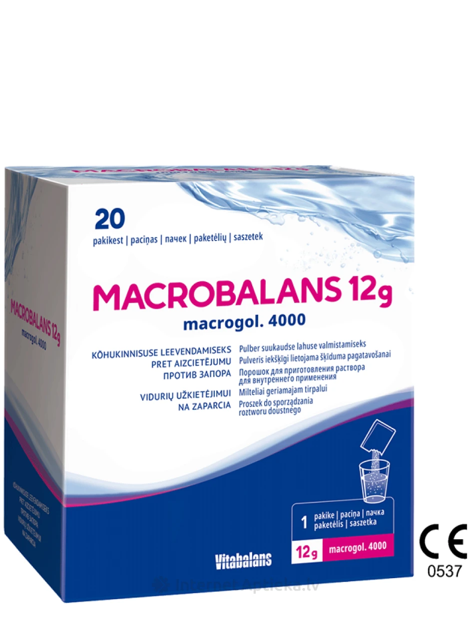 Macrobalans, 12g x 20 paciņas | internetaptieka.lv