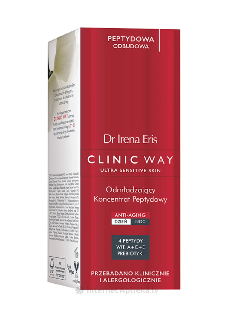 Clinic Way REJUVENATING peptiidi kontsentraat, 30 ml | internetaptieka.lv