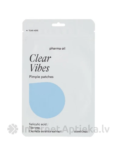 Pharma Oil Clear Vibes vistrikuplaastrid, 33 gb | internetaptieka.lv