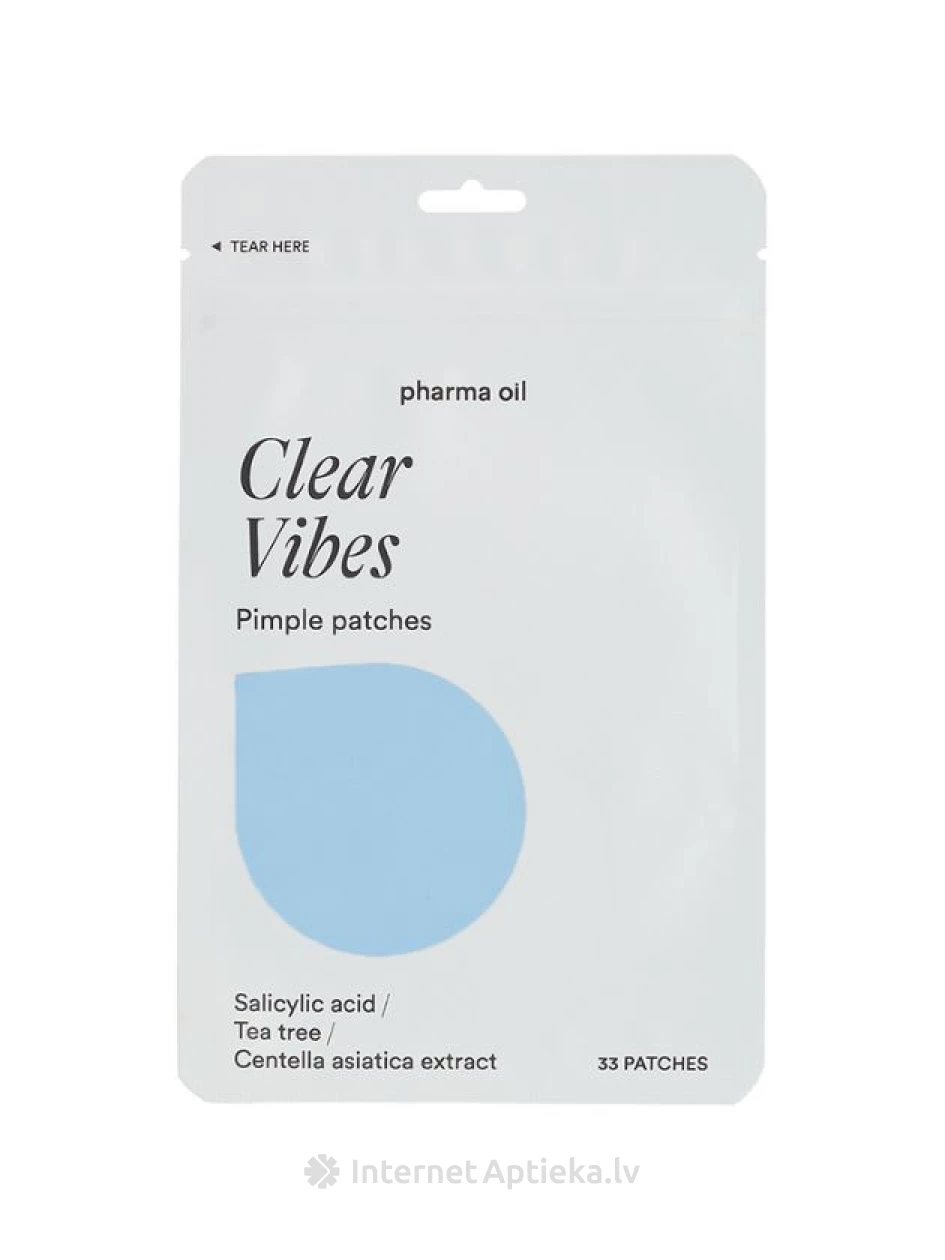 Pharma Oil Clear Vibes vistrikuplaastrid, 33 gb | internetaptieka.lv