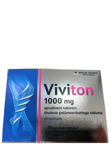 Viviton dengtos tabletės 1000 mg, 30 vnt. | internetaptieka.lv