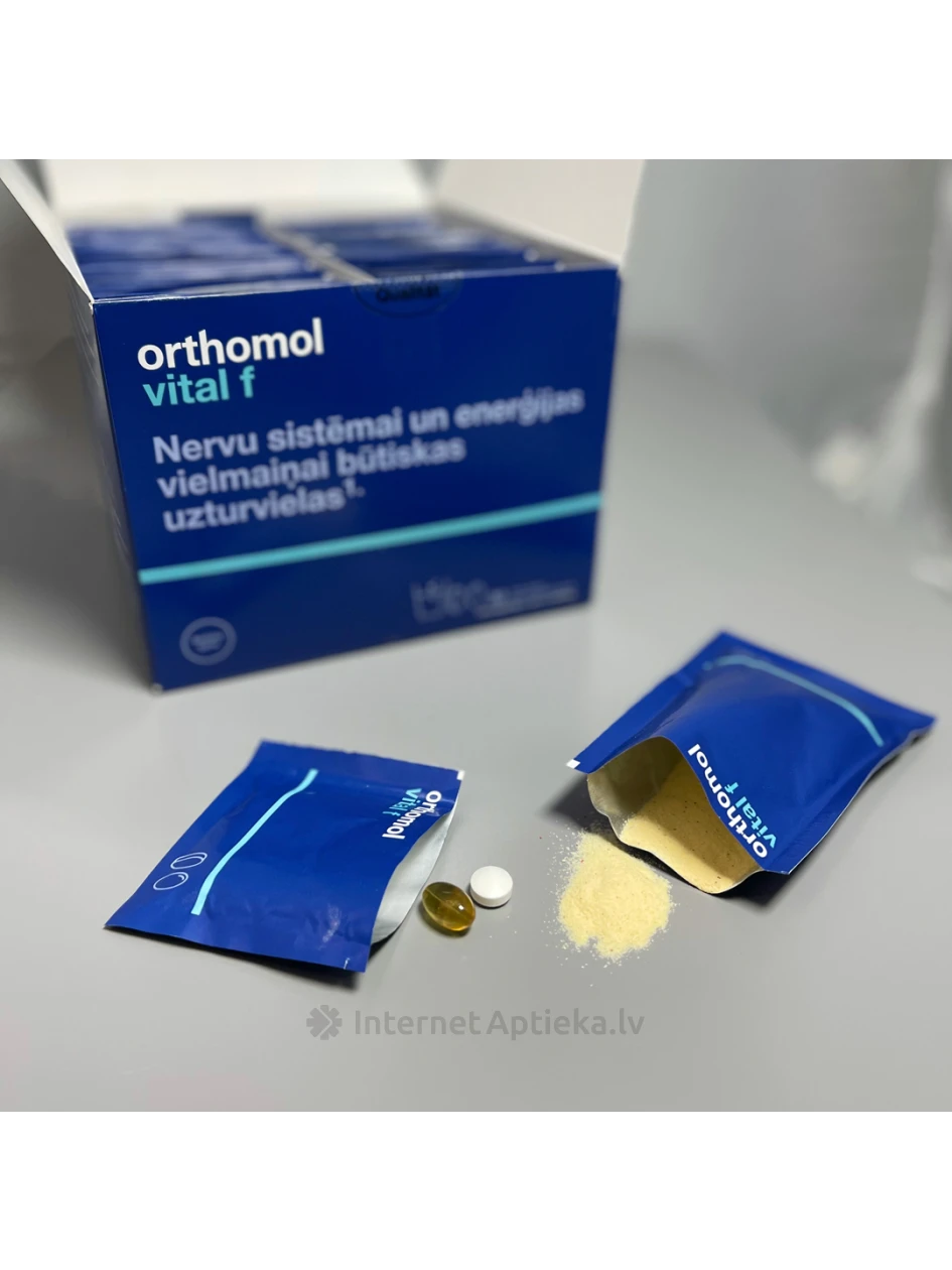 Orthomol Vital F naistele (pulber+kapslid+tabletid), 30 annust | internetaptieka.lv