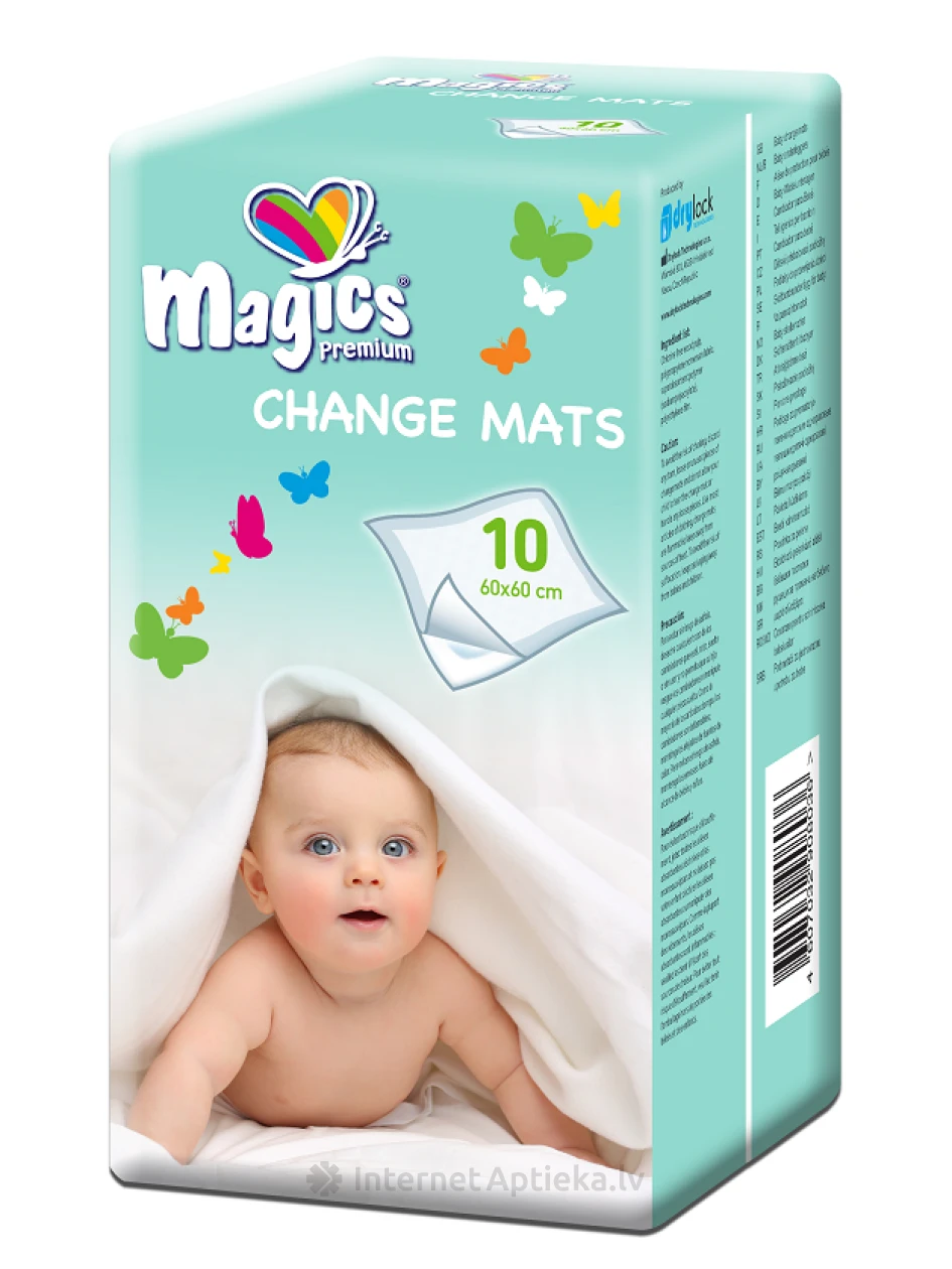 Magics BC 60X60 cm paladziņi mazuļiem, 10 gb. | internetaptieka.lv