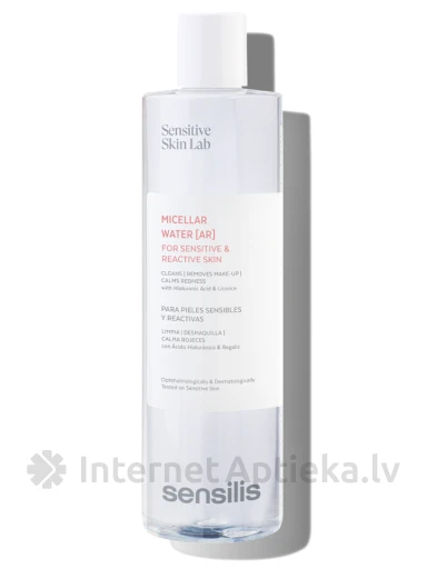SENSILIS [AR] micelārais ūdens jūtīgai ādai, 400 ml | internetaptieka.lv