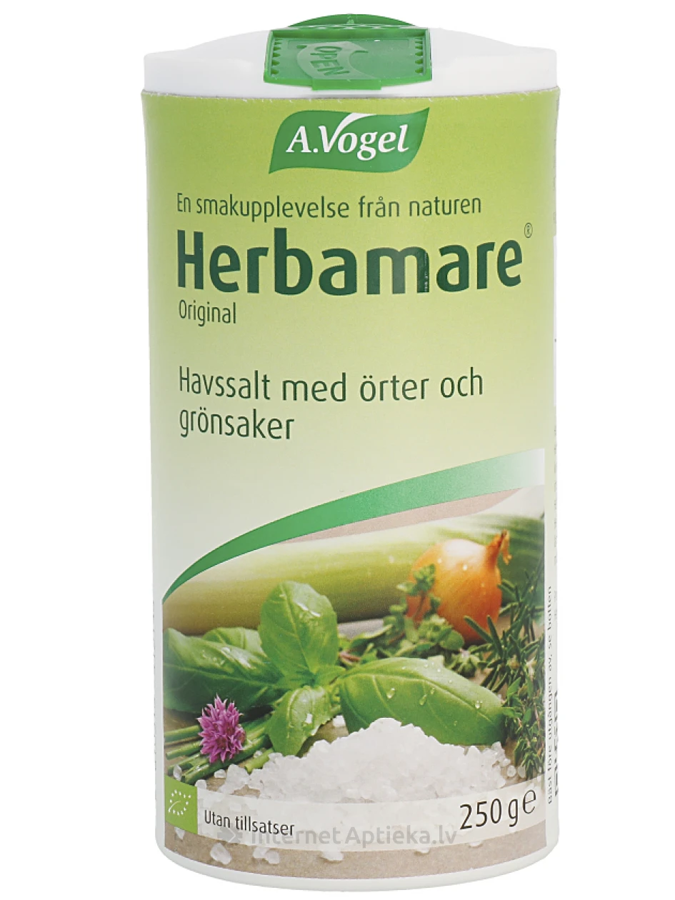 A.Vogel Herbamare® Original эко пряная соль, 250 г | internetaptieka.lv