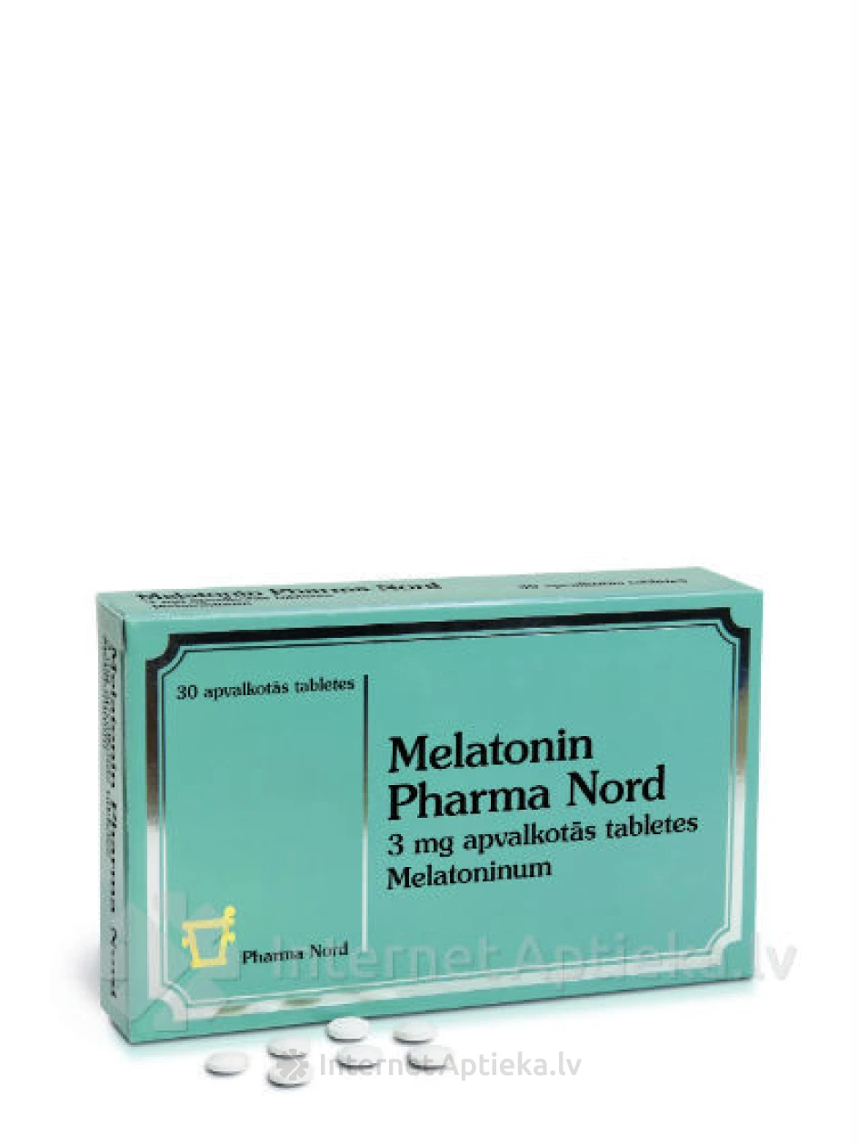Melatonin Pharma Nord 3 mg, 30 tabletti | internetaptieka.lv