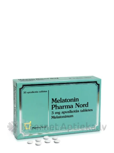 Melatonin Pharma Nord 3 mg, 30 tabletes | internetaptieka.lv