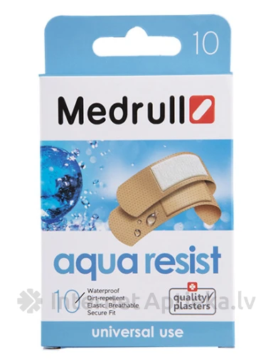Medrull Aqua resist plaaster, 10 tk. | internetaptieka.lv