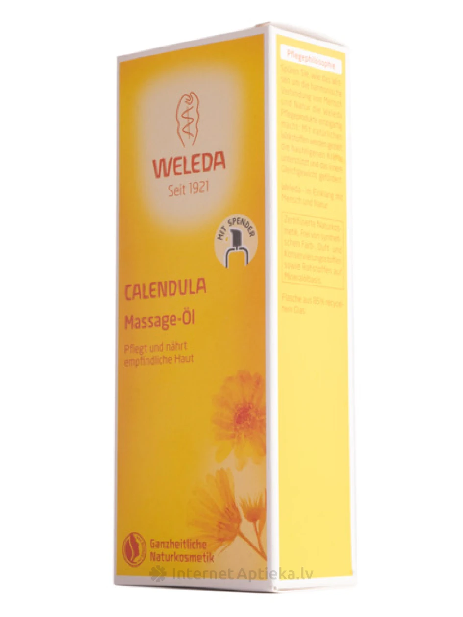 Weleda saialilleõli pumbaga massaažiks, 100 ml | internetaptieka.lv
