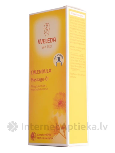 Weleda масло календулы для массажа - с диспенсером, 100 мл | internetaptieka.lv