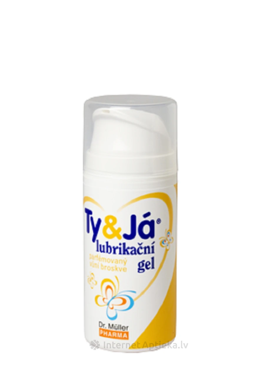 "Ty&Já" лубрикантный гель с ароматом персика, 100 мл | internetaptieka.lv