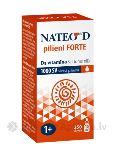 Nateo D Forte pilieni, 10 ml | internetaptieka.lv