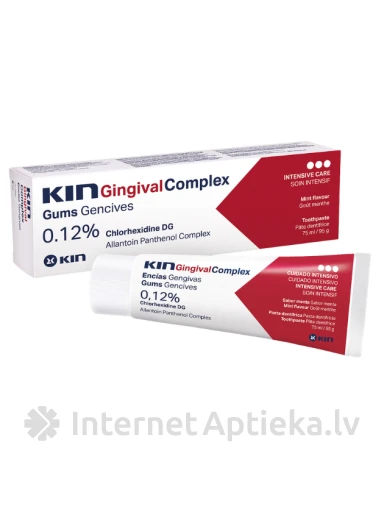 KIN GINGIVAL Complex 0,12% hambapasta, 75 ml | internetaptieka.lv