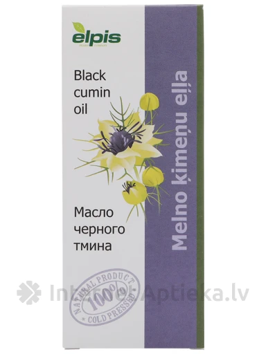 Масло черного тмина для внутреннего использования, 100 мл | internetaptieka.lv