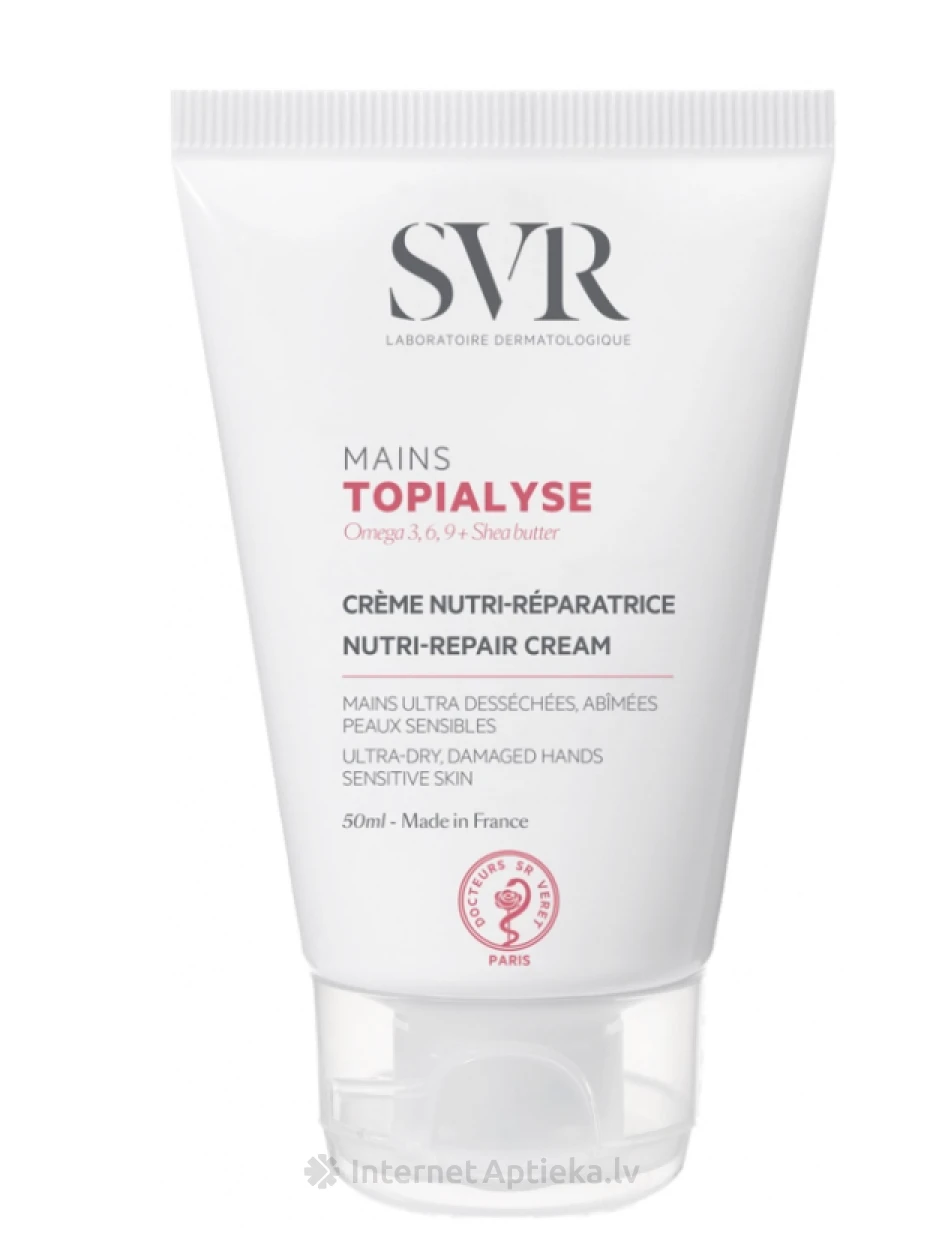 SVR TOPIALYSE Крем для рук, 50 мл | internetaptieka.lv