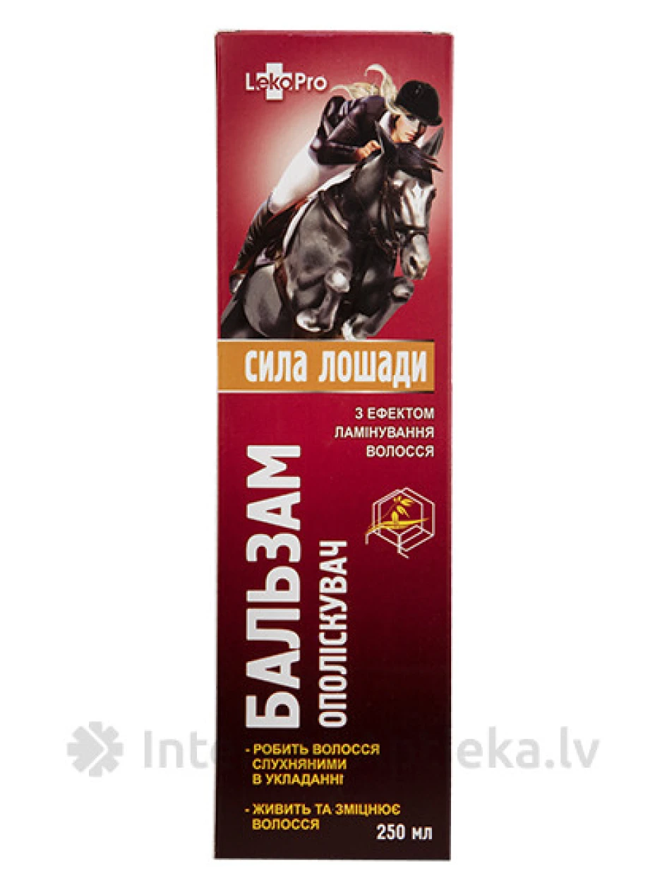 Zirgu spēks balzams - skalotājs matiem, 250 ml | internetaptieka.lv