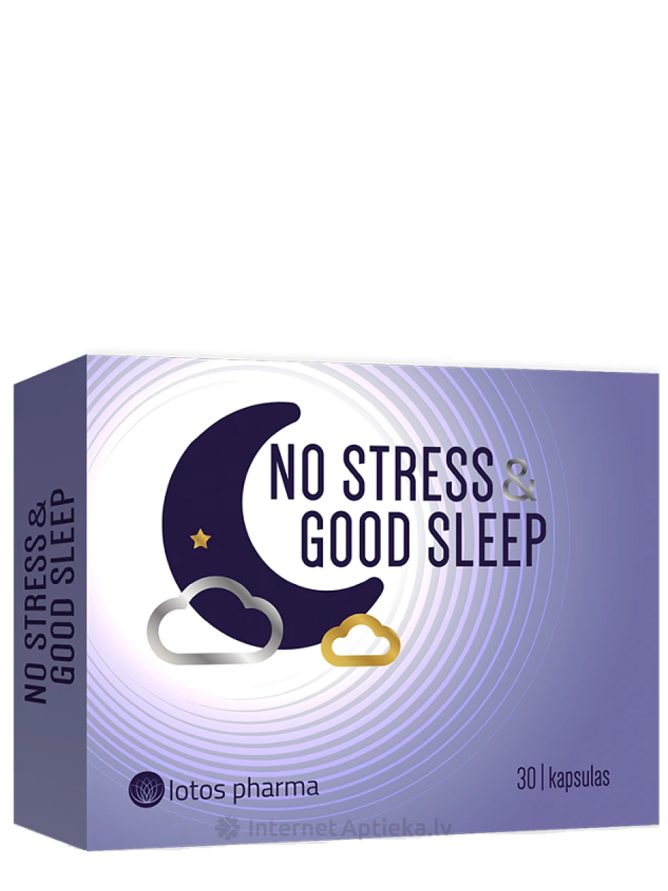 No Stress & Good Sleep kapsulės, 30 vnt. | internetaptieka.lv