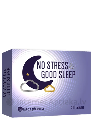 No Stress & Good Sleep kapsulės, 30 vnt. | internetaptieka.lv