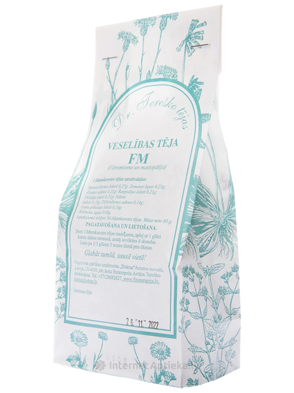 Dr. Tereško чай от Фибро мастопатии, 60г | internetaptieka.lv