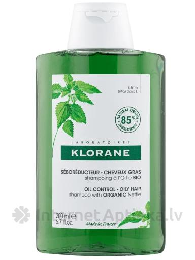 KLORANE Šampūns ar nātru ekstarktu, 200 ml | internetaptieka.lv