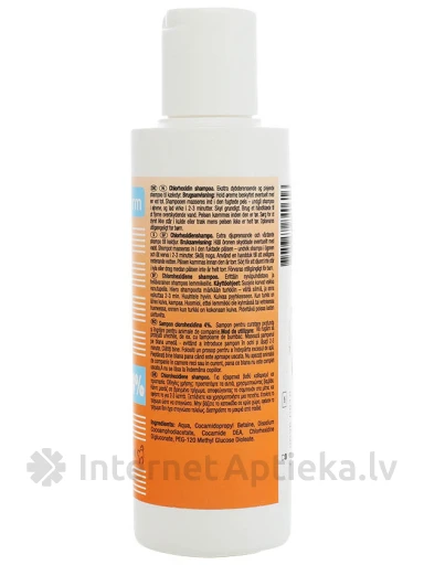 DF Chlorhexidine Shampoo 4% собаки / кошки, 150 мл | internetaptieka.lv