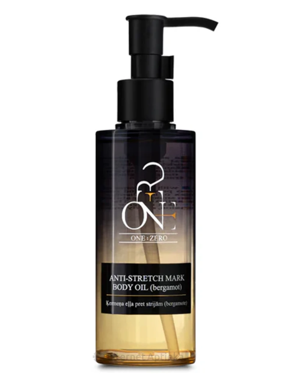 ONE:ZERO Kehaõli venitusarmide vastu (bergamot), 150 ml | internetaptieka.lv