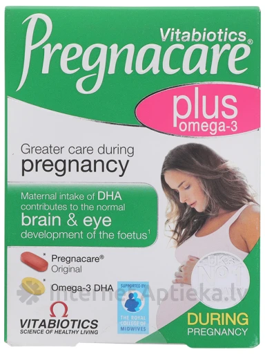 Pregnacare plus Omega-3, 56 капсул | internetaptieka.lv