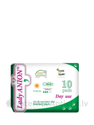 Lady Anion Day kasuta Hygienic pakette päevaks 240MM, 10 tk. | internetaptieka.lv