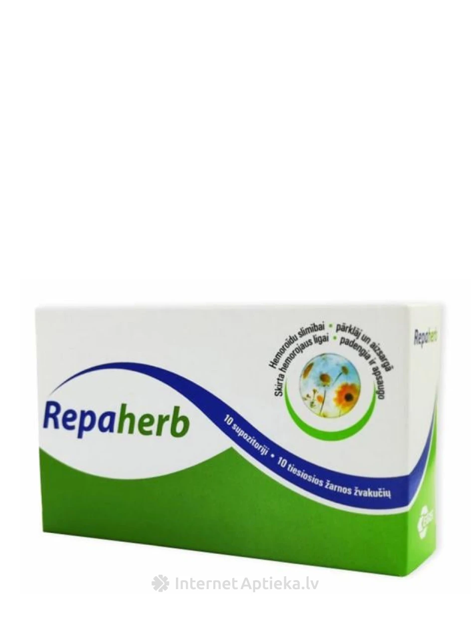 REPAHERB žvakutės, 10 vnt | internetaptieka.lv