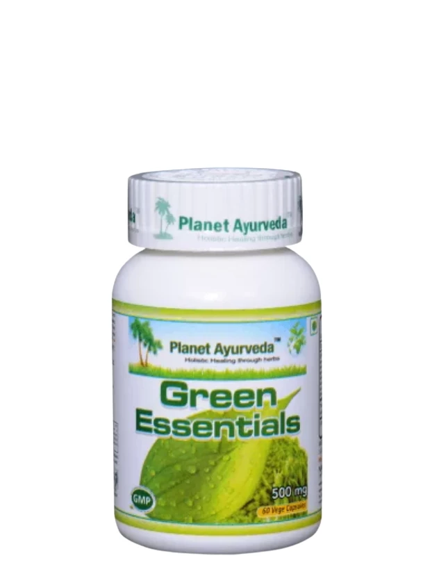 Planet Ayurveda Green Essentials kapsulas, 60 gab.