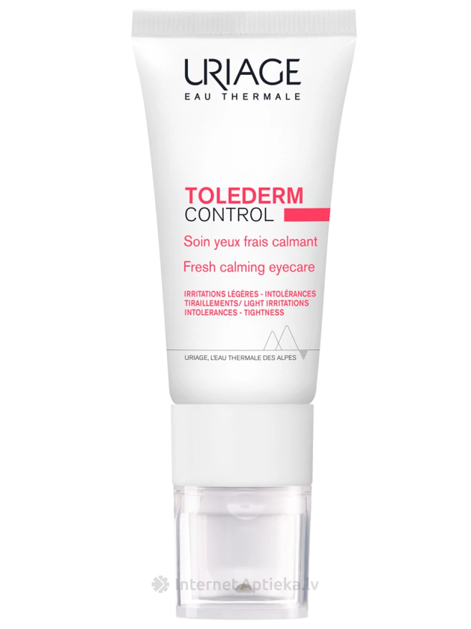 URIAGE Tolederm Control освежающий крем для кожи вокруг глаз, 15 мл | internetaptieka.lv